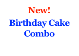New! &#10;Birthday Cake Combo&#10;